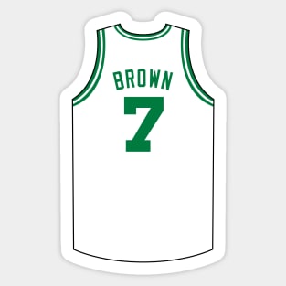 Jaylen Brown Boston Jersey Qiangy Sticker